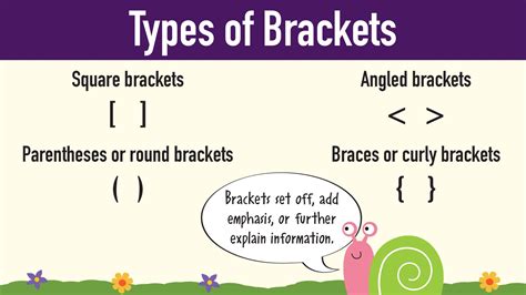 types of brackets in writing